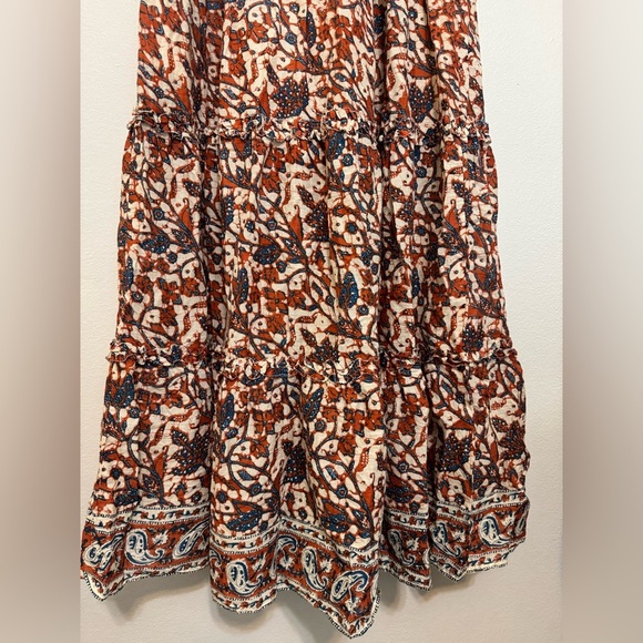 Love The Label Fredrika Smocked Tiered Floral Maxi Dress Ruffle Strap - Picture 3 of 8